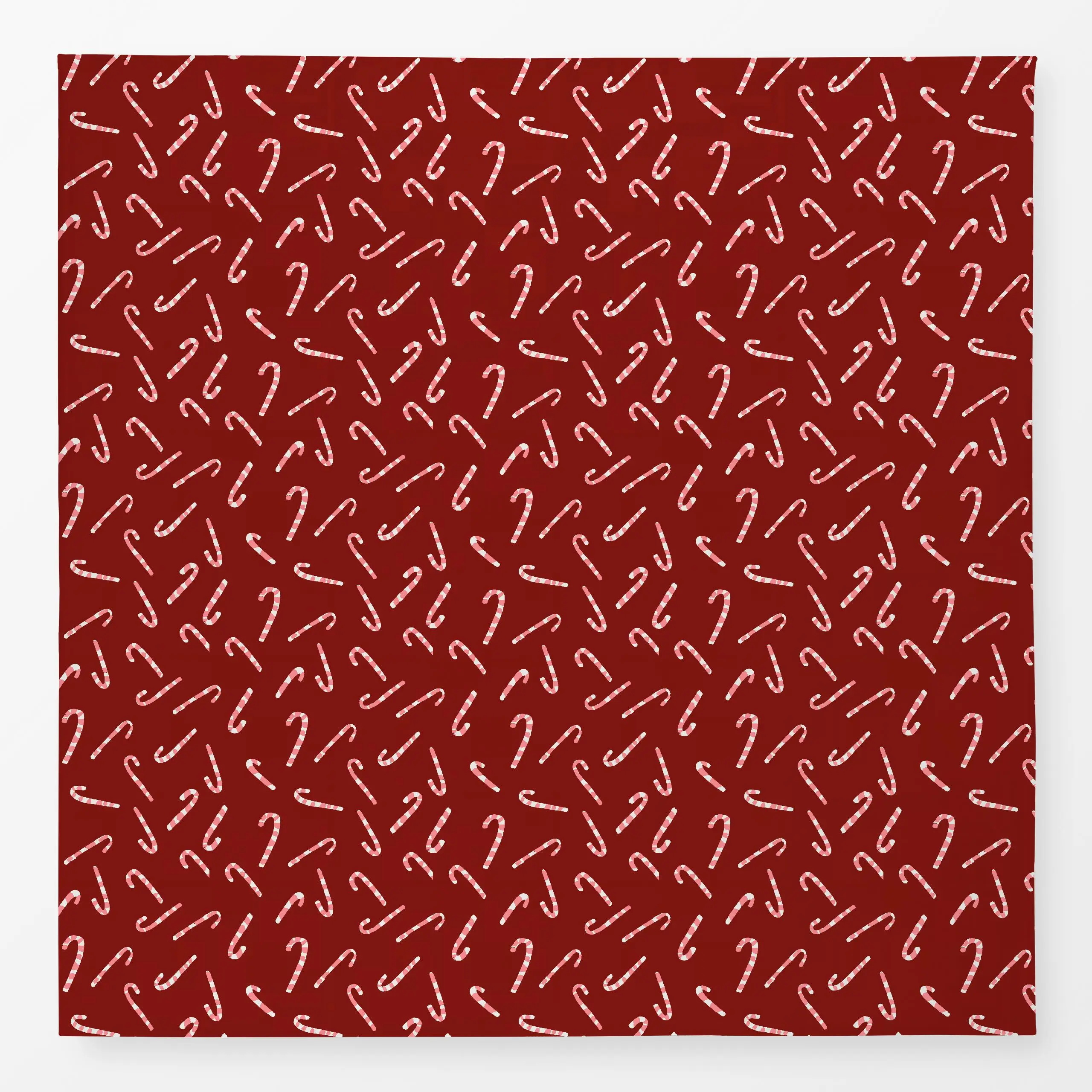 Tischdecke Sophies Zuckerstangen rot - Sprüche & Schriftzüge, Weihnachten, Winter - von „Katrin Graff"; Muster, Kinder, mode...