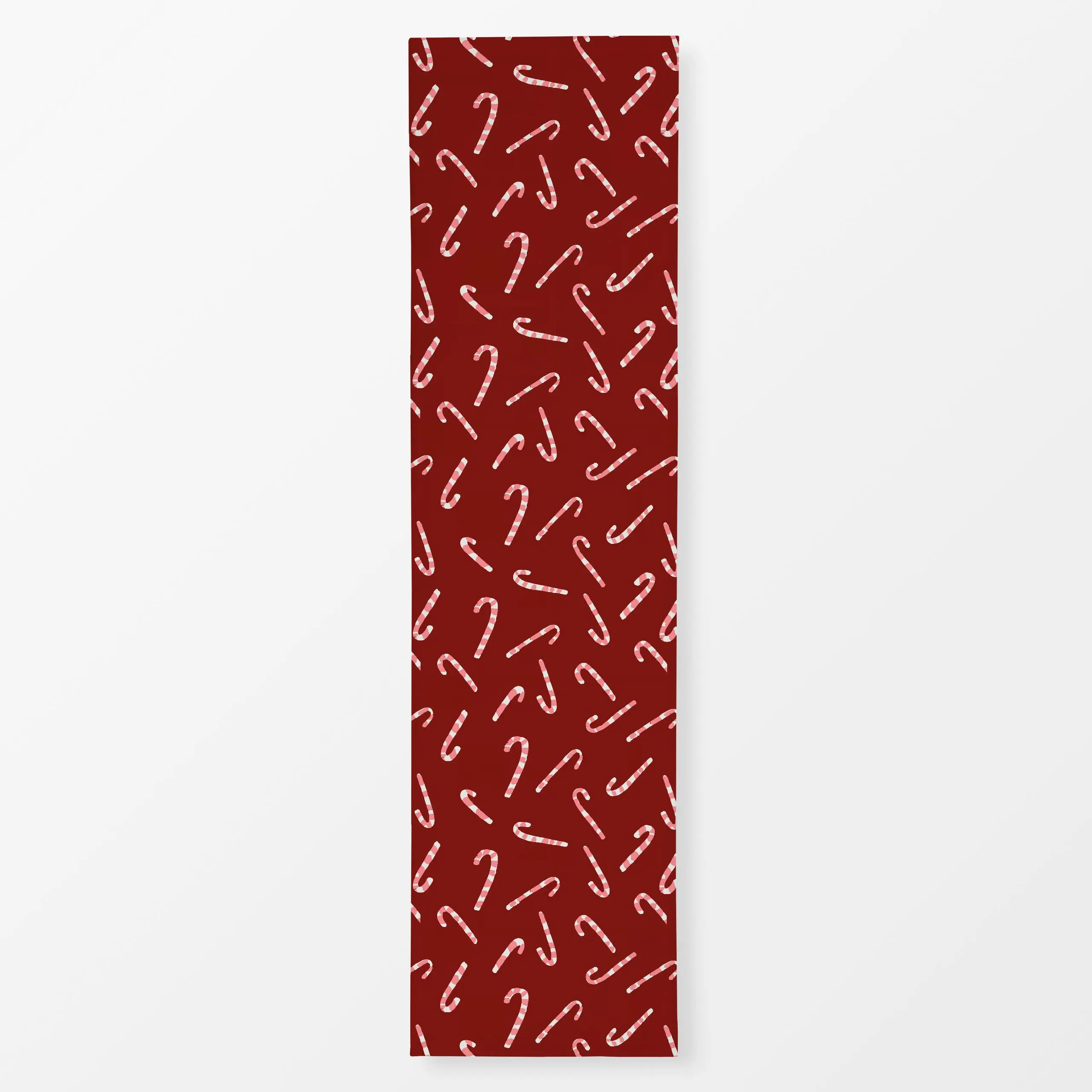 Tischläufer Sophies Zuckerstangen rot - Sprüche & Schriftzüge, Weihnachten, Winter - von „Katrin Graff"; Muster, Kinder, mod...