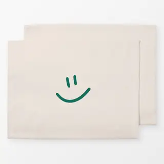 Tischset Happy Face beige