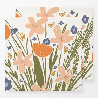 Servietten Bouquet Sommer panel