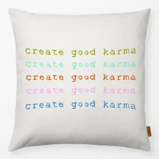 Kissen Good Karma Kreide