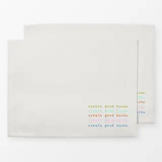 Tischset Good Karma Kreide
