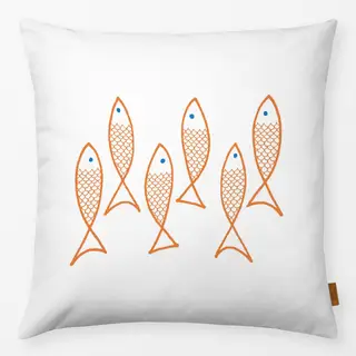 Kissen Fische orange
