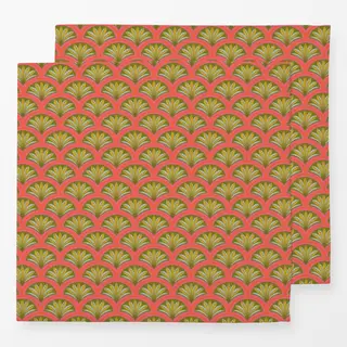 Servietten Tropical Palmenblätter Pink