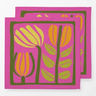 Servietten Tulip Spring Pink