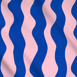 Meterware Sweet Stripes Blue Pink