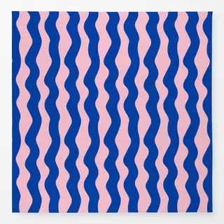 Tischdecke Sweet Stripes Blue Pink