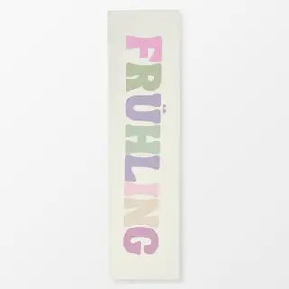 Tischläufer Frühling PastelVibes Spruch