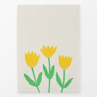 Geschirrtücher Frühlingsblumen gelb