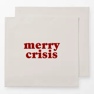Servietten Merry Crisis