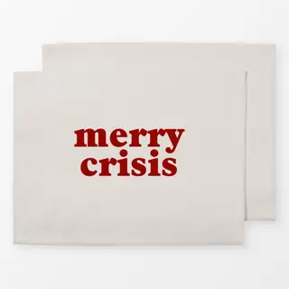 Tischset Merry Crisis