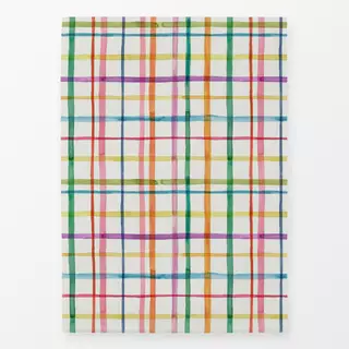 Geschirrtuch Color Grid Plaids Watercolor