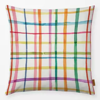 Kissen Color Grid Plaids Watercolor