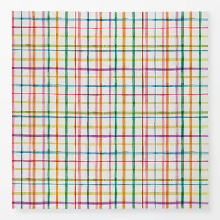 Tischdecke Color Grid Plaids Watercolor