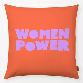 Kissen Womenpower orange