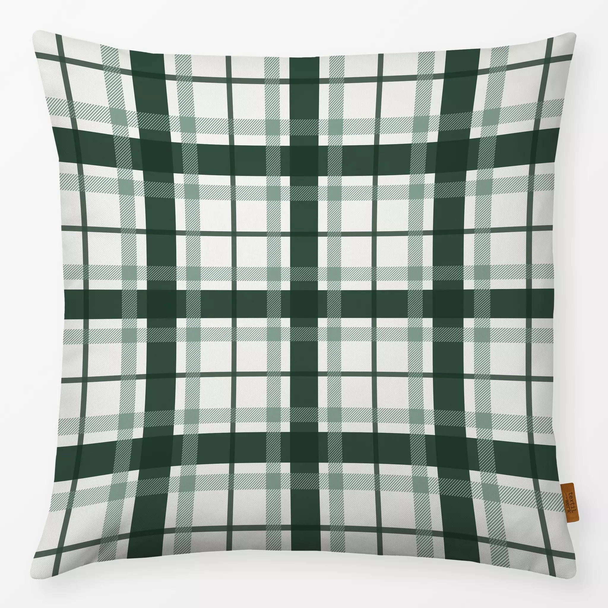 Kissen Kissen Tartan 1 grün
