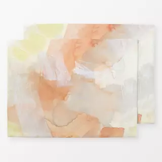 Tischset Brushstrokes pastel tones 2