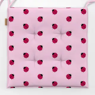 Sitzkissen Marienkäfer Party  Pink