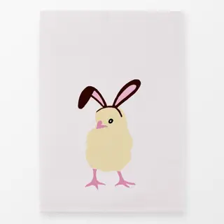 Geschirrtücher Küken mit Hasenohren Beige