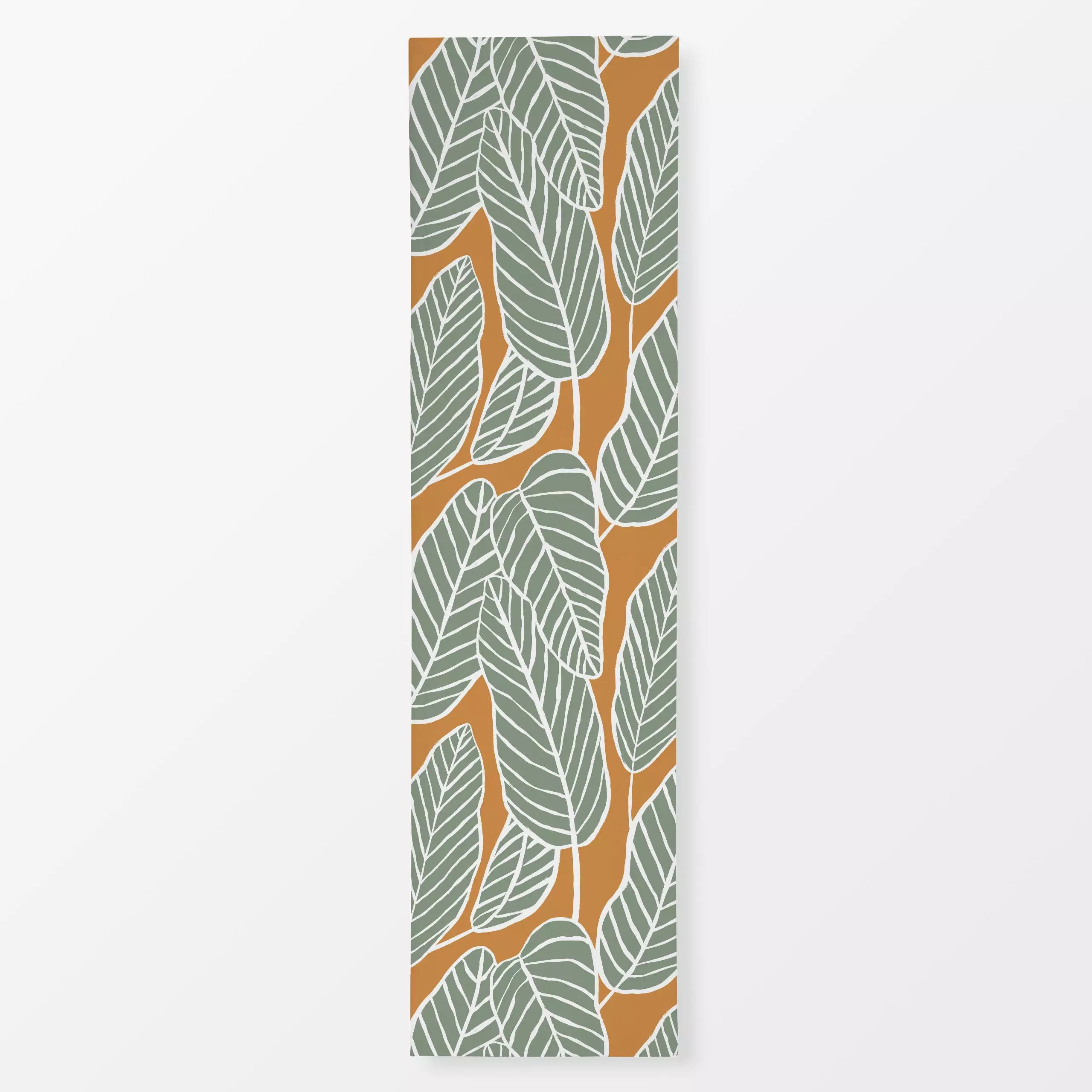 Tischläufer Bananenblatt grün, Blumen, tropisch, Sommer, von Julia Schumacher