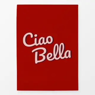 Geschirrtücher Ciao Bella rot