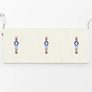 Bankauflage Osterhase Junge