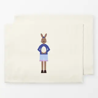 Tischset Osterhase Junge