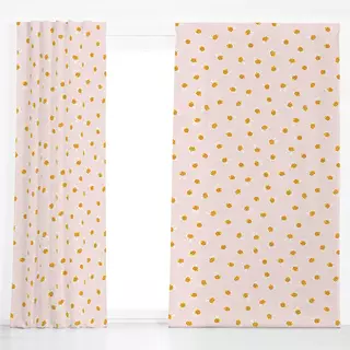 Dekovorhang Bienen Bees Pink