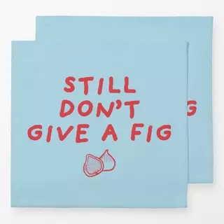 Servietten Give A Fig Blue