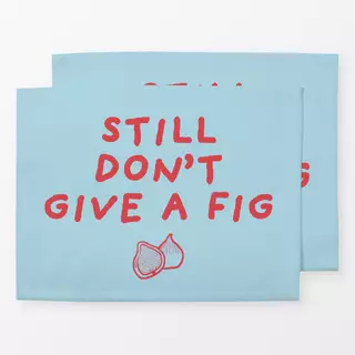 Tischset Give A Fig Blue