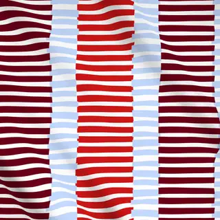 Meterware Himmelblau Streifenmix