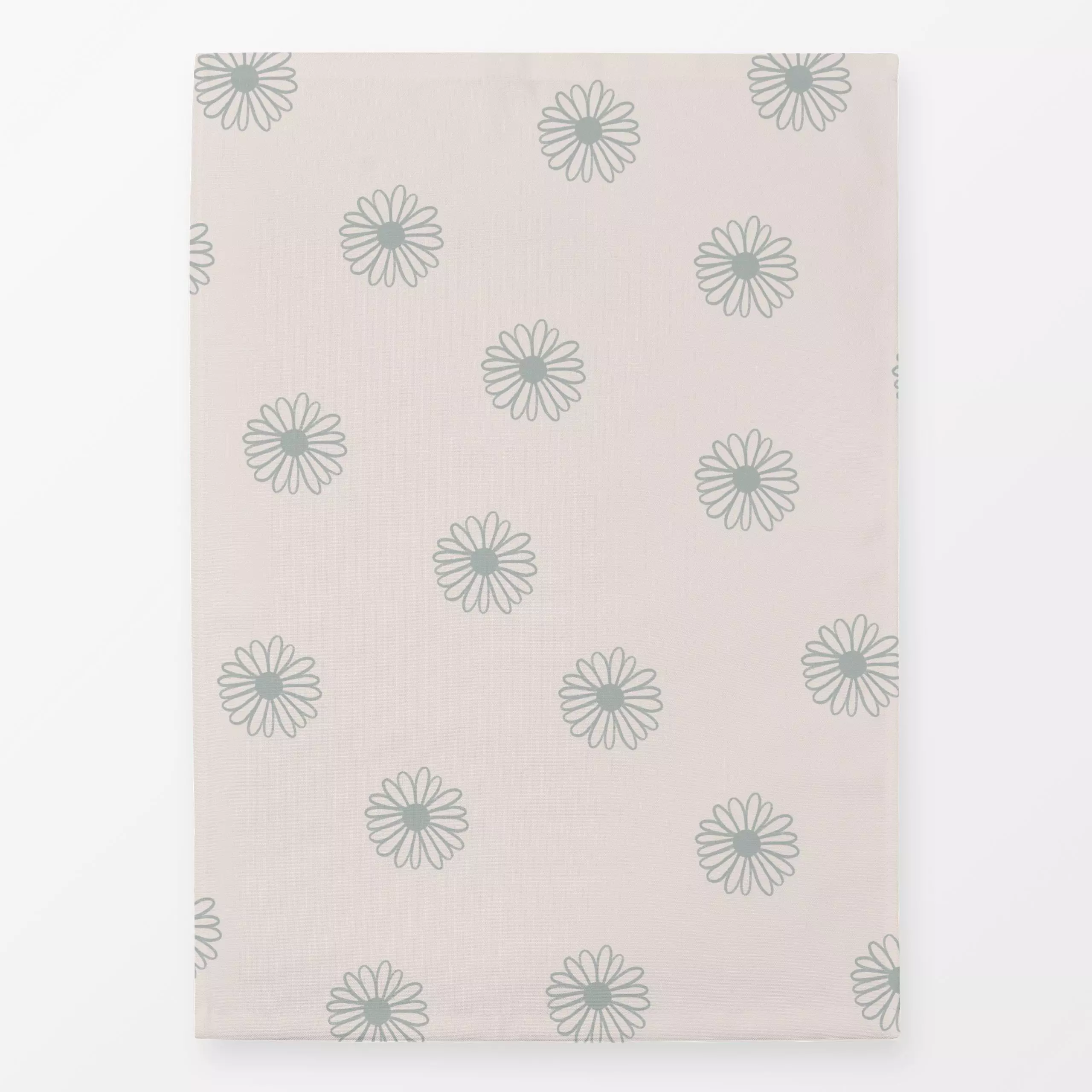 Geschirrtücher Blaue Gänseblümchen - Blumen & Florales - von „Menina Lisboa "; Farmhouse, flower, minimalistisch, Pastell, f...