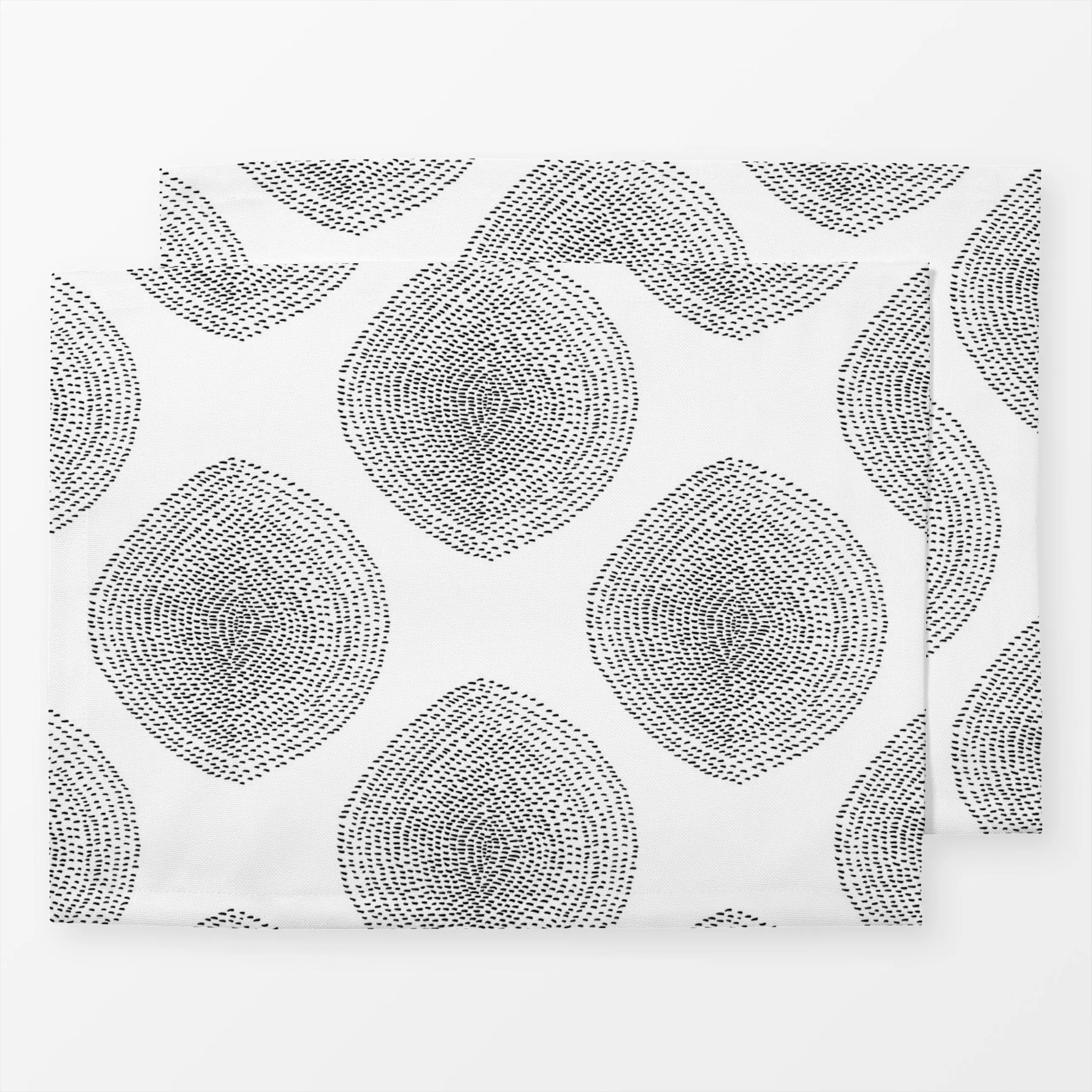 Tischset Jumbo Stripy Boho Drop - Symbole & Muster - von „Julia Schumacher"; boho, minimal, Linien, abstrakt, graphisch, ska...