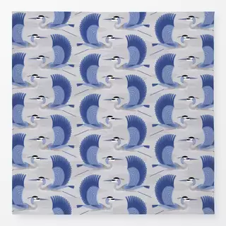 Tischdecke Heron in blue