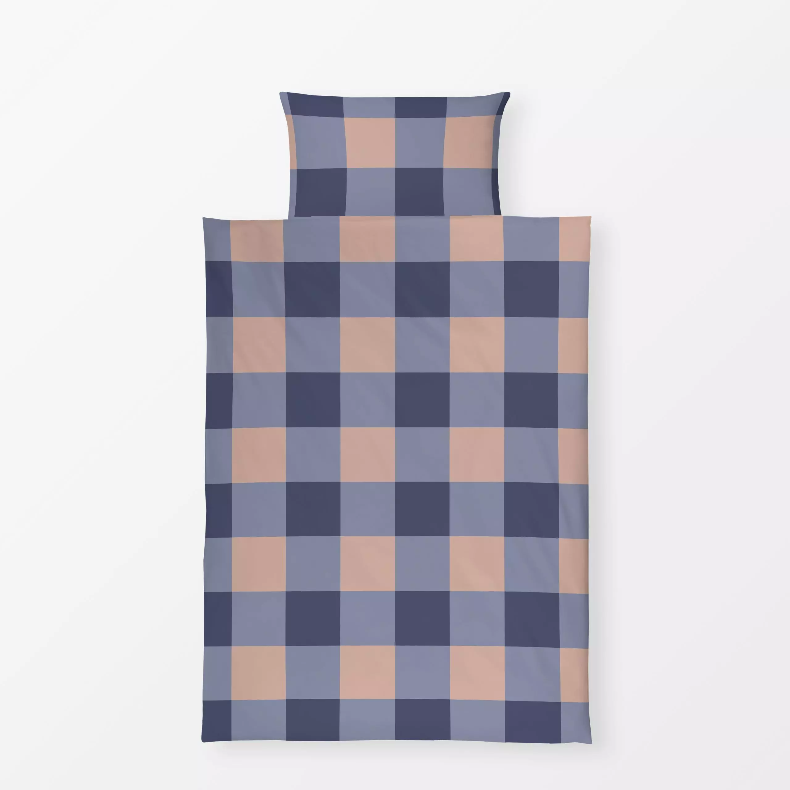 Bettwäsche Herbstzauber Karo 1 - Herbst, Weihnachten, Symbole & Muster - von „Heyduda"; Hygge, Karo, Herbst, Herbstdeko, Lan...