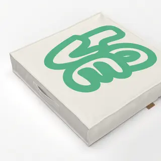 Bodenkissen Love Magic - grün