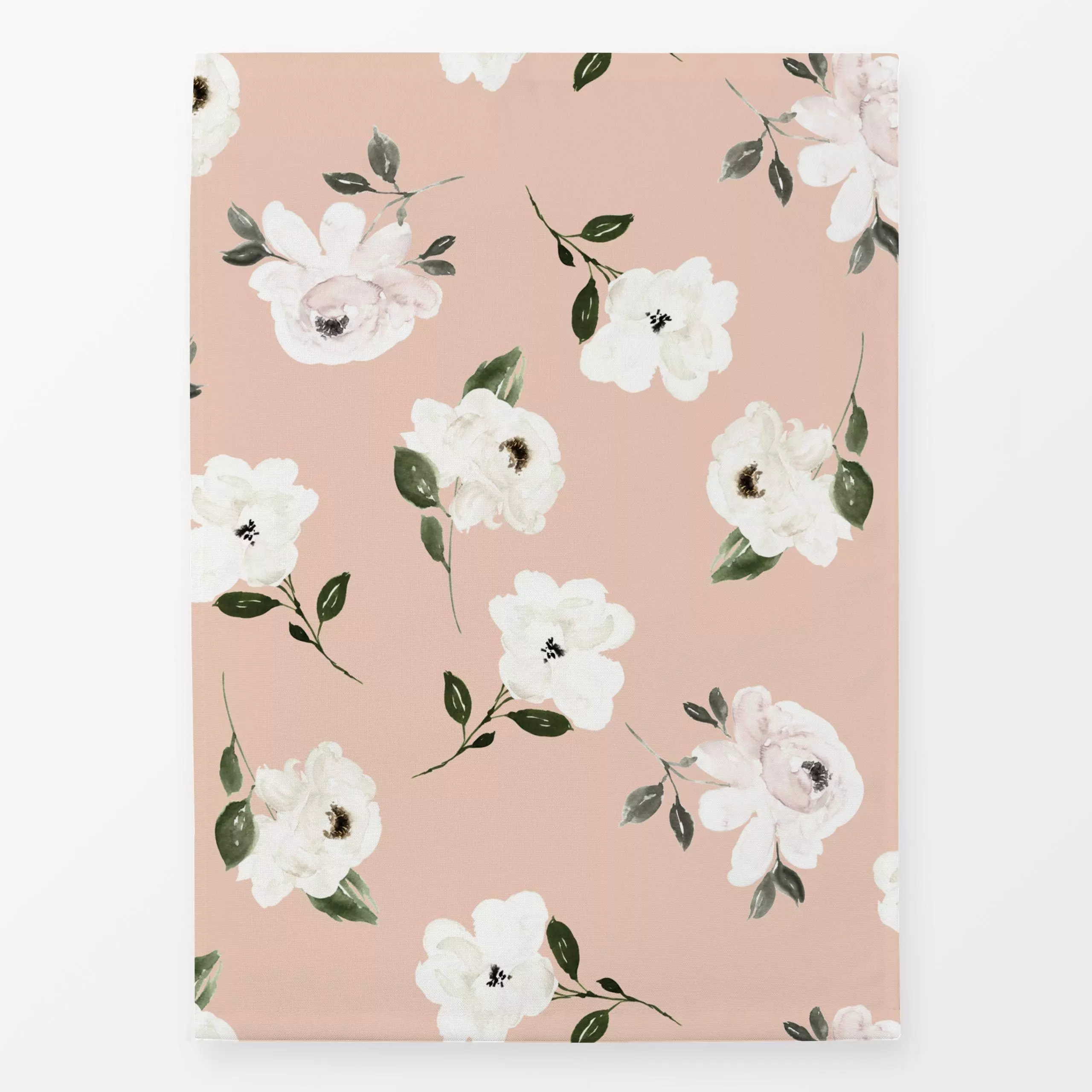 Geschirrtücher Herbstliche Rosen - Blumen & Florales, Herbst - von „Uta Naumann"; boho, Muster, Wasserfarben, skandinavisch,...