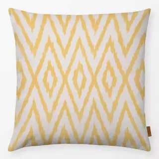 Kissen Ikat Yellow