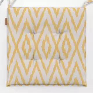 Sitzkissen Ikat Yellow