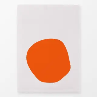Geschirrtücher organischer Kreis Orange