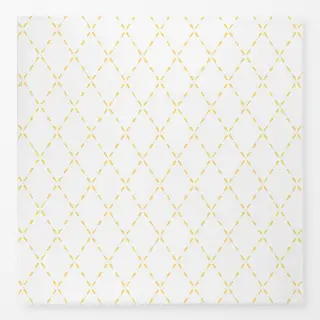 Tischdecke Rautenmuster gelb