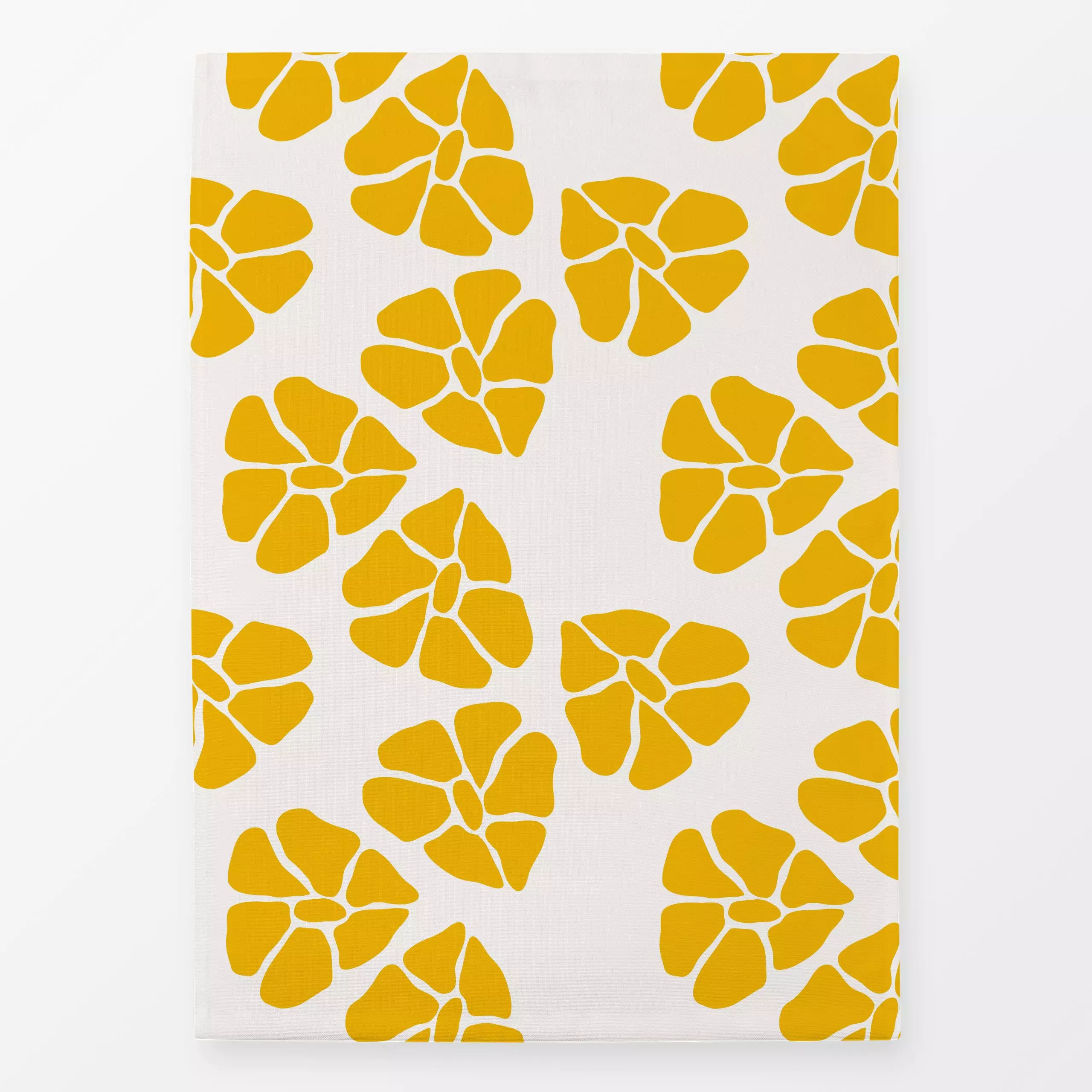 Geschirrtücher Flourishing yellow - Blumen & Florales, Sommer - von „Lisa Jasmin Bauer"; Blumen, Sommerblumen, Sommer, flora...