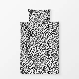 Bettwäsche Abstrakt in schwarz-weiss