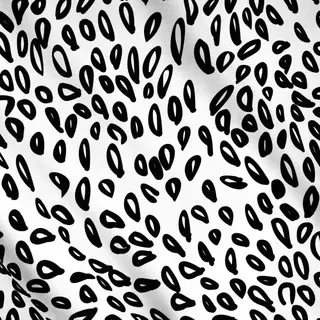 Meterware Abstrakt in schwarz-weiss