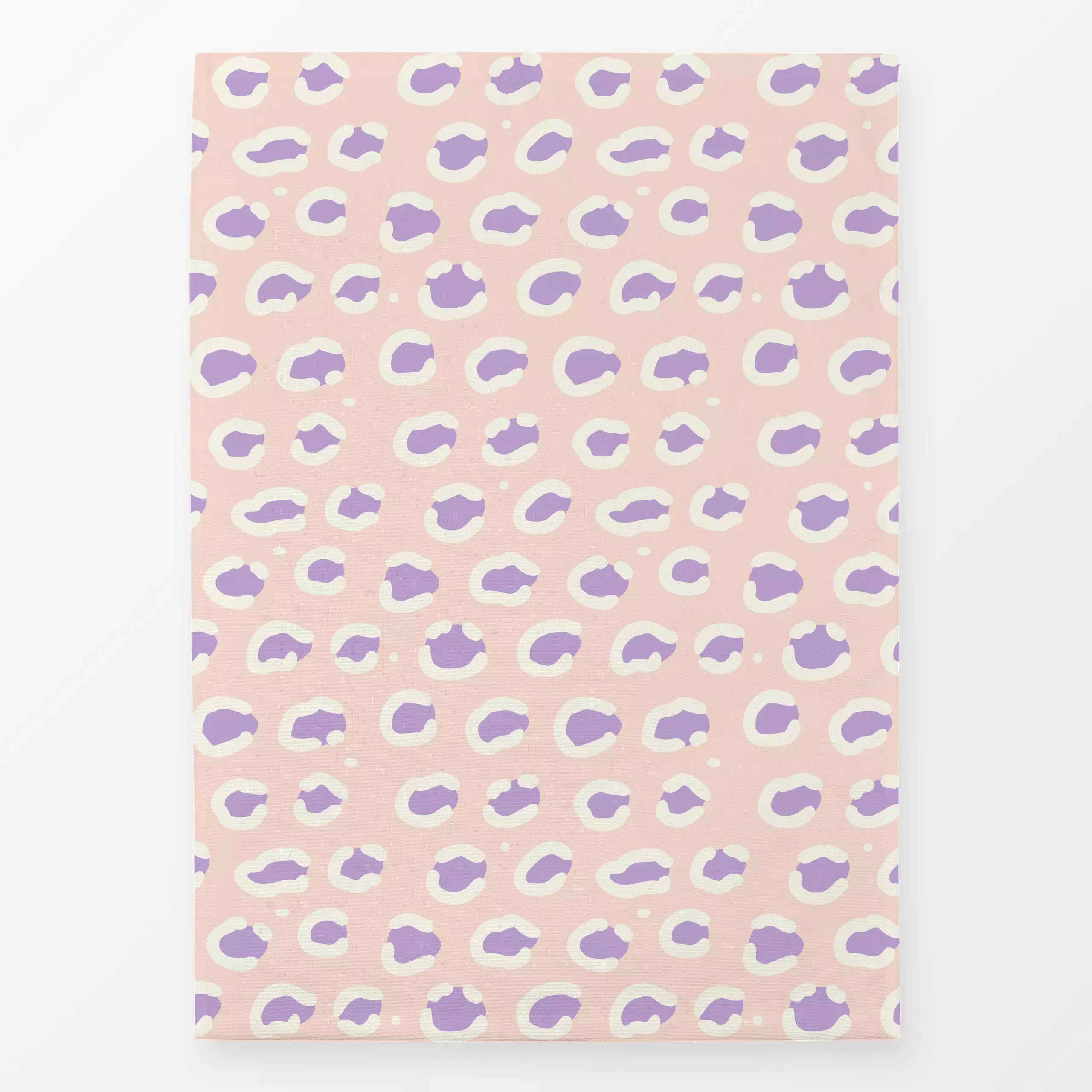 Geschirrtücher Leo Print Funky Violet - Tiere, Symbole & Muster - von „Jana Moßmann"; Leo, Leopard, pattern, colorful, anima...