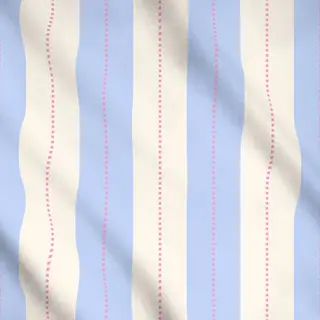 Meterware Nadelstreifen Blau