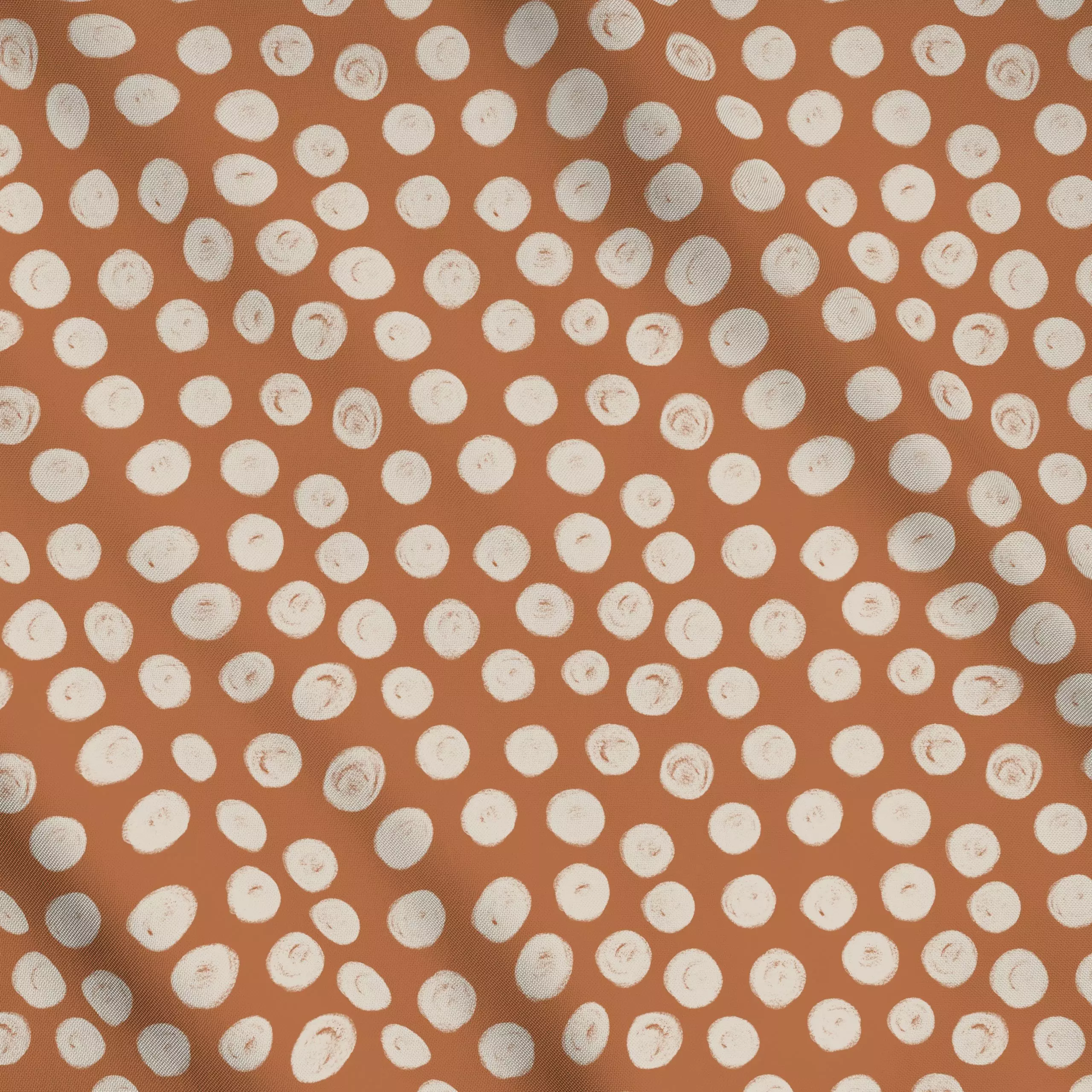 Meterware Dots brown - Herbst, Symbole & Muster - von „Kruth Design"; Muster, Herbst, Herbstdeko, gepunktet, herbstlich, tis...