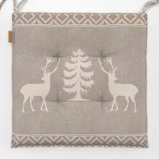 Sitzkissen Nordic deers and tree I