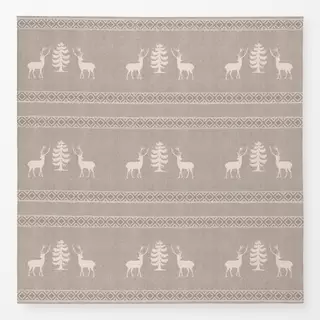 Tischdecke Nordic deers and tree I