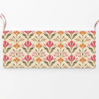 Bankauflage Art Deco Meets Scandi  Coral